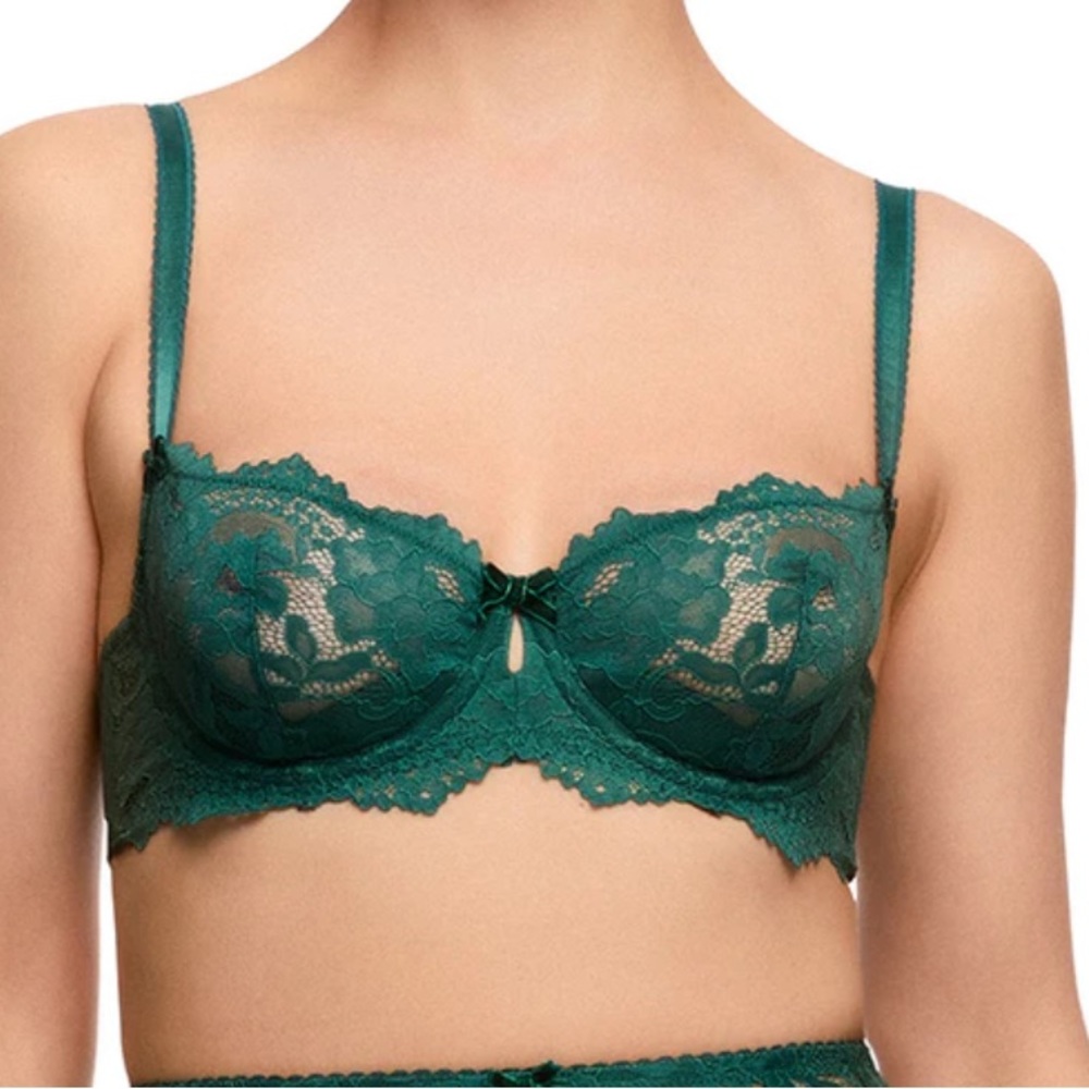 Dita Von Teese Green Cora Underwire Bra NWT